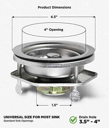Ensamble de Drenaje de Acero Inoxidable para Fregadero Cocina miniatura 3