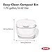 OXO Good Grips EASY-CLEAN COMPOST BIN - WHITE - 1.75 GAL/6.62 L