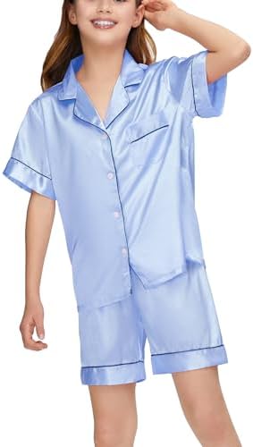 Kids Satin Pajama Set with Accessories