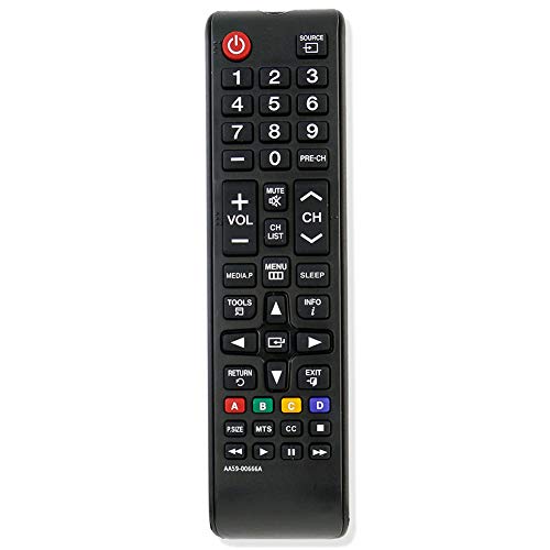 New AA59-00666A Replace Remote fit for Samsung LCD LED TV UN40ES6003FXZATS01 UN46ES6003F UN46ES6003FXZA TS01 HD121 UN32EH4003 UN32EH4003F UN32EH4003FXZA UN32EH4003V UN60EH6003UN60EH6003F UN60ES6003