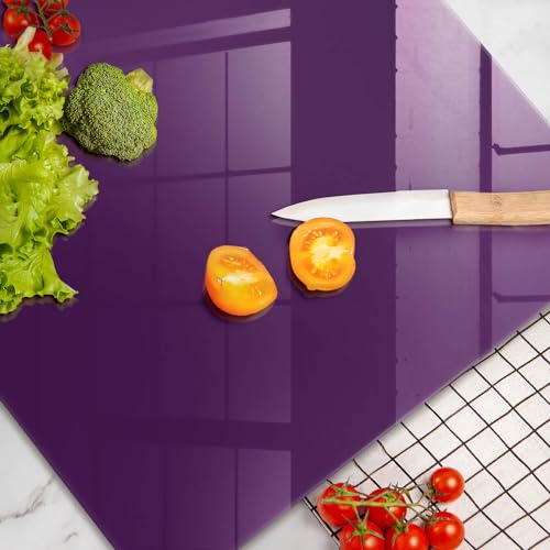 Plaque de protection induction violette 80x52cm Wallfluent pour plan de cuisson - 5