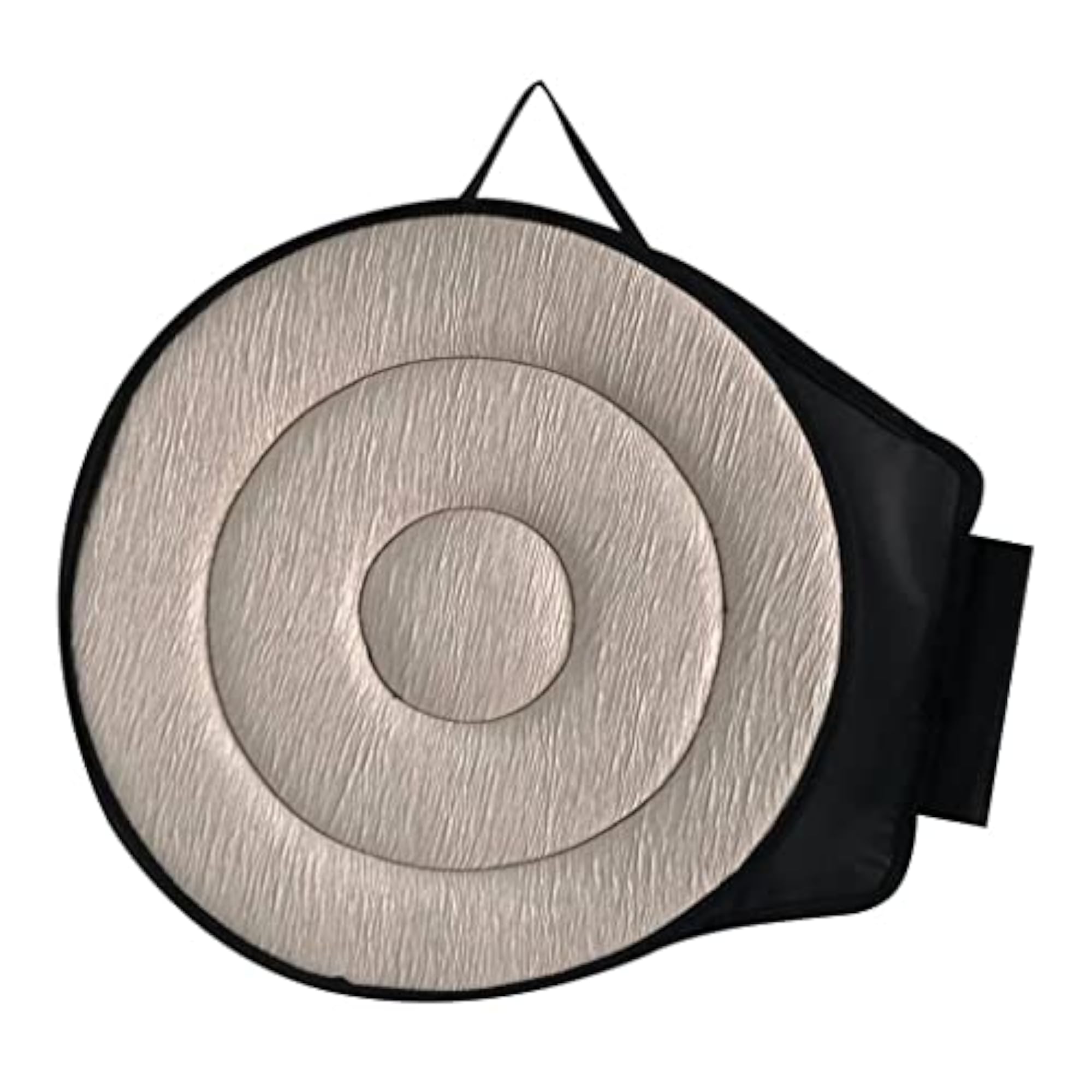 360 Degree Soft Rotating Cushion, Beige Circle
