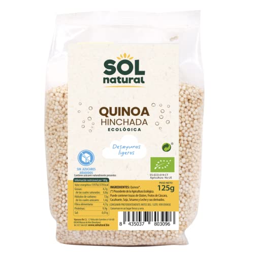 Quinoa hinchada Sol Natural, 125 g