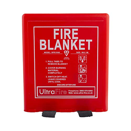 UltraFire Hard Case Fire Blanket 1.0 x 1.0m