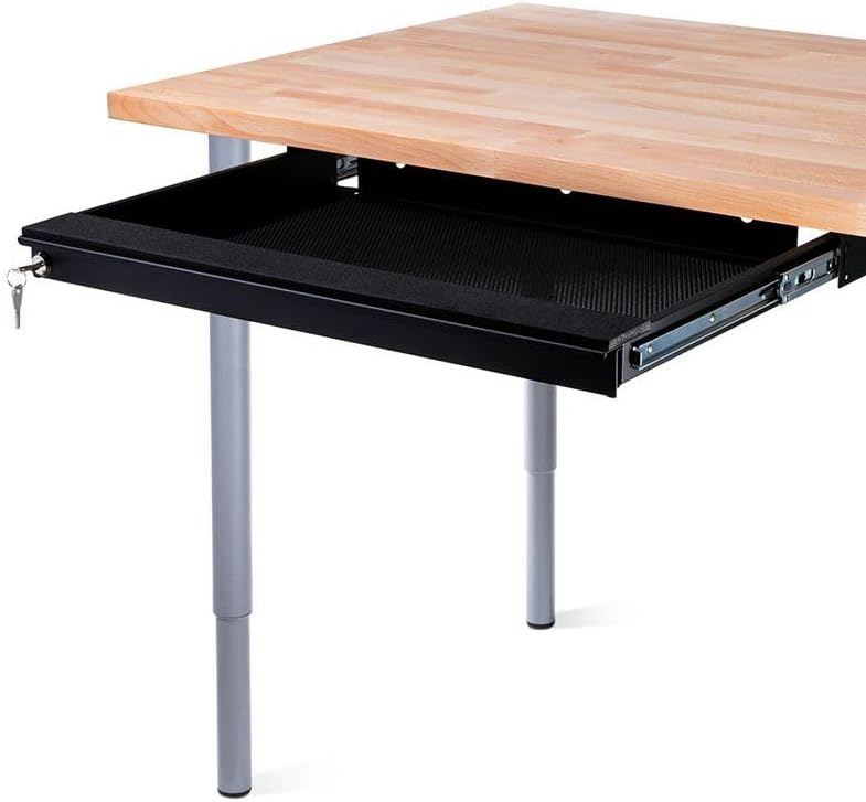 Penn Elcom Under Desk Laptop Drawer, Lockable, for 20” Laptops - Premium Sliding Security Drawers - Model EX-6171B Black image 3 of 9 B005FXCXSY