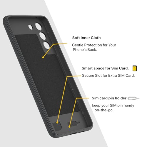 Image of Pikkme Back Cover for Samsung Galaxy S21 FE 5G Soft Grip 3D Hexa Cube Texture Silicone Bumper Case (Grey)