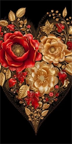 Diamond painting fleurs 100x200cm kit complet broderie diamant adulte