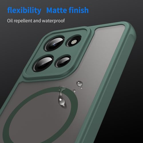 Image of Compatible with Moto G Play 2026 Case Cover,Compatible with MagSafe,Anti-Fall,Compatible with Motorola Moto G Power 2026 / Moto G 5G (2026) Cell Protective Phone Case Green