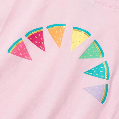 Lands' End Girls Short Sleeve Side Tie Graphic Tee2