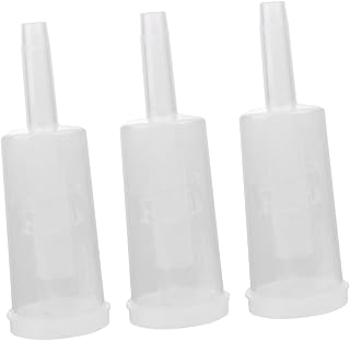 Cabilock 3pcs Plastic One-way Fermentation Valve for Home Brew Wine Making Easy to Clean and Reusable Automatic Gas Release for Juice and Wine Preservation