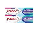 POLIDENT Crème Adhésive Soin et Tolérance pour Prothèse Dentaire, Fixation 12H, Aide à Pro...