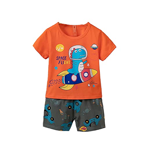 Image of Bold N Elegant Unisex Kid Cotton Solid Playful Happy Face Print Half Sleeve T-Shirt & Denim Shorts Summer Clothing Set