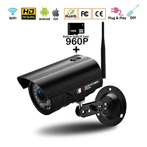 960P Wireless Camera WiFi IP Indoor Camera with Night Vision Motion Detection Two-Way Audio Home Security Surveillance Zoom Monitor,960P+130W