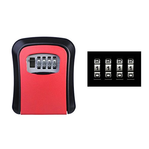 Caixa de armazenamento de chave Homyl 4 com combinação de caixa de bloqueio com capa protetora de se
