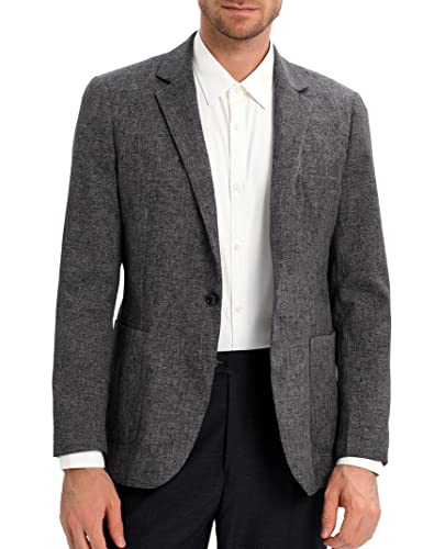 Men's Sport Coats & Blazers Linen Suit Jacket Casual Blazer for Men One Button