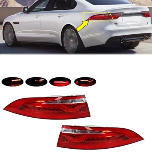 Feu stop arrière droit compatible avec Jaguar pour XF 2016-2019 gauche - 2