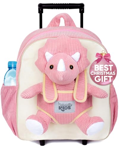 Dinosaur Rolling Backpack with Toy