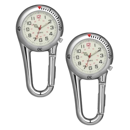 Montre mousqueton d'exercice contre la gêne des bracelets au poignet