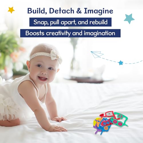Image of Chicco 123 Train | Rattle for 3 to 18 months|Easy-Grip Baby Toy with Soft Teething Paws & Rattling Sound| Soothes Gums & Stimulates Senses | Paint-free