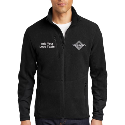 INK STITCH Men F227 Custom Personalized Embroidery Logo Texts R-Tek Pro Fleece Full Zip Up Jackets2