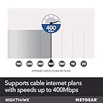 NETGEAR Nighthawk AC1900 (24x8) DOCSIS 3.0 WiFi Cable Modem Router Combo (C7000) for Xfinity from Comcast, Spectrum, Cox, more (Renewed)