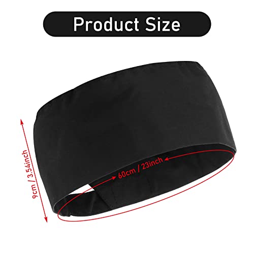 Yolev 2 peças de chapéus de chef unissex - bonés de cozinha ajustáveis para culinária e serviço de a