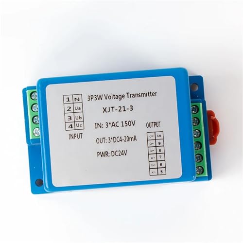 Transmetteur de tension alternative triphasé 3 fils résout les baisses de tension AC 0-600V