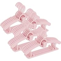 WTMLK - Appendiabiti Per Bambini, In Plastica, 3 Pezzi, Colore: Rosa