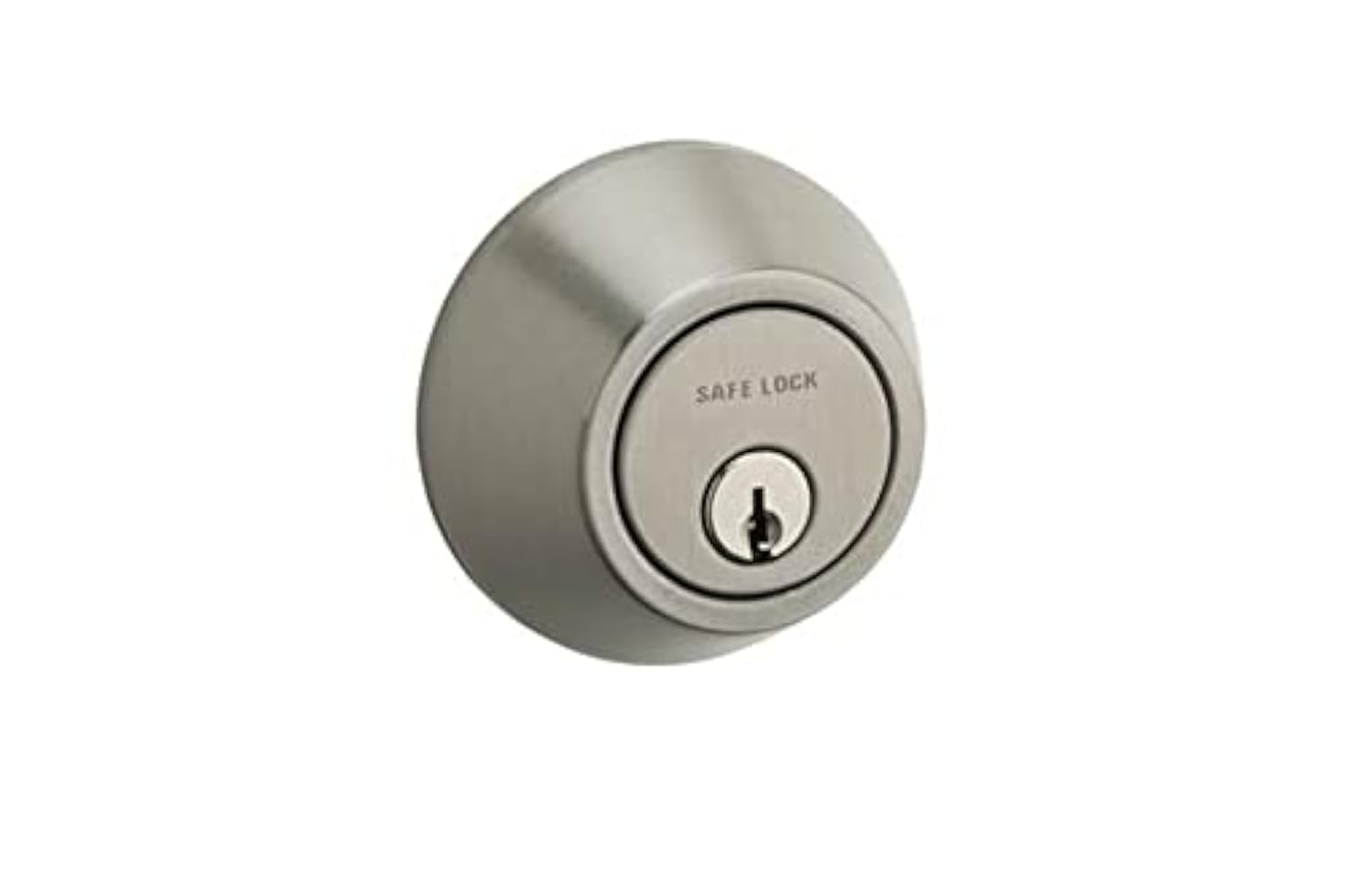 Safelock SD9100-15V1 Single Cylinder Deadbolt with RCAL Latch and RCS Strike with New Chassis Satin Nickel Finish
