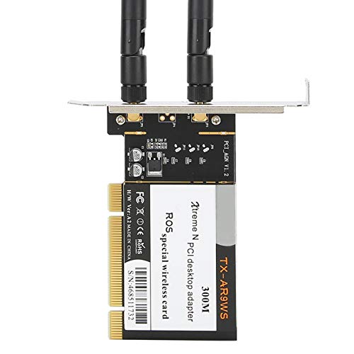 Carte PCI WiFi 300 Mbps AR9223 pour connecter votre PC de bureau à internet