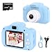 hyleton Digital Camera for Kids, 1080P FHD Kids Digital Video Camera with 2 Inch IPS Screen and 16GB SD Card for 3-10 Years Boys Girls Gift (Light Blue)