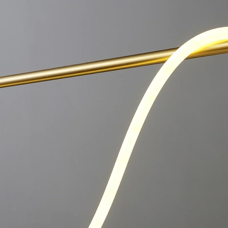 Lustre suspendu LED réglable pour corriger le manque de lumière sur la table de la salle à manger