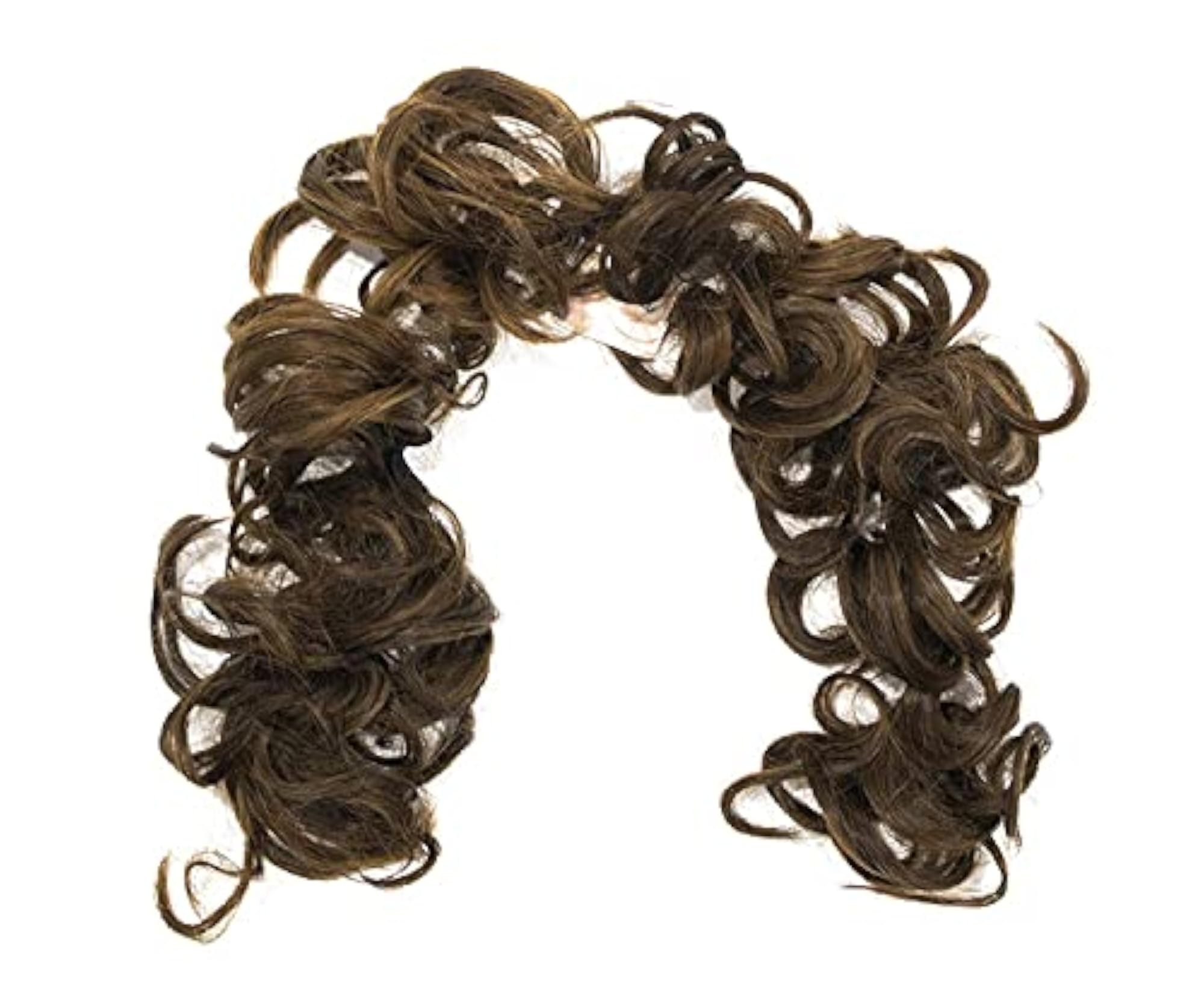Synthetic Hair Bun Making and Ponytail Making Frill Extension