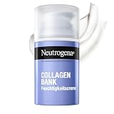 Neutrogena Collagen Bank krem nawilżający (50 ml), krem przeciwstarzeniowy z bakuchiolem i technologią mikropeptydów, ujędrniający krem kolagenowy do twarzy i szyi