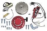 ELECTRIC STARTER MOTOR KIT HONDA GX340 GX390 FLYWHEEL COIL IGNITION BOX RECOIL