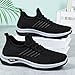 Wide Toe Box Shoes Women Men Lightweight Breathable Mesh Comfortable Arch Support Walking Shoes Non Slip Casual Fashion Soft Sole Outdoor Athletic Workout Sports Tennis Sneakers Summer Black