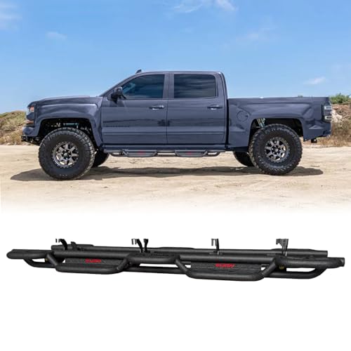 Estribos de acero para Chevy Silverado/GMC Sierra 2007-2019