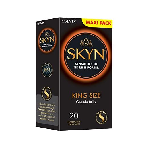Manix Skyn, Preservativos, 20 unidades, Tamaño grande