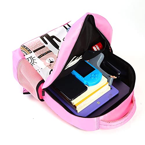 Sac à dos d'écolier pour garçons Baby Alpaga multicolore grand format