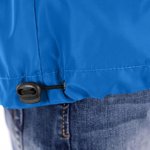 Kids Rain Jacket Youth Waterproof Hooded Raincoats for Boys Girls Lightweight Windbreaker Fall Removable Hood4