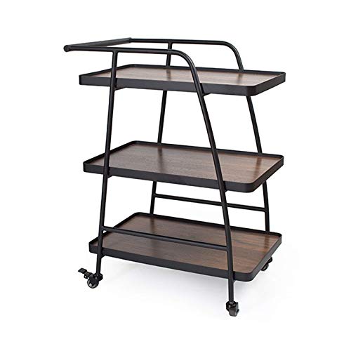 3 Ablagen, Industriemöbel, Mehrzweckregal, Küche, Kommode,...