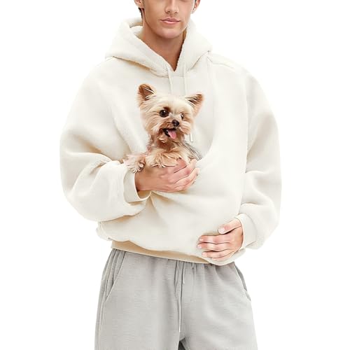 Sweat à capuche Sherpa pour chien et chat en polaire premium