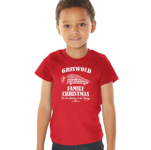 National Lampoon's Christmas Vacation Griswold Car Kids T Shirt for Youth Toddler Boys and Girls