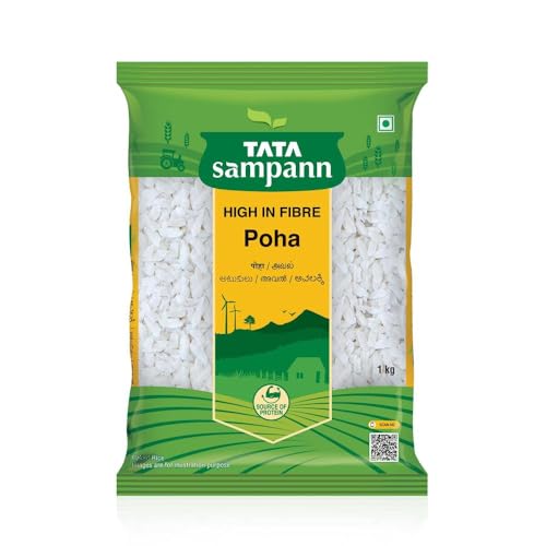 Image of Tata Sampann, High in Fibre Poha, 1kg