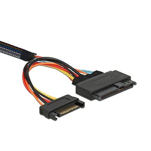 chenyang Cable PCIe 4.0 SFF-8654 a SFF-8639 con Audio SATA 0.5m miniatura 2