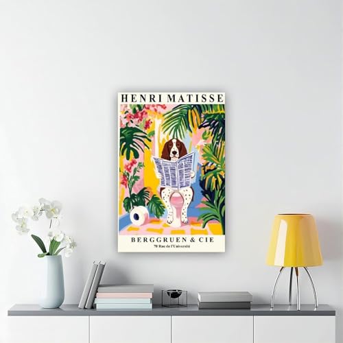 Poster Springer Spaniel toilettes grand format tableau décoration murale - 6