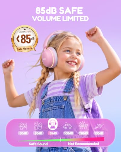 Acer OHR727 Kids Bluetooth Headphones Travel, Over‑Ear Comfort Design - image 3