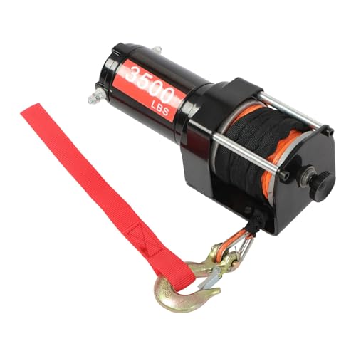 Winch eléctrico 3500lbs 12VDC motor cobre 1.5HP miniatura 3