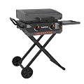Blackstone 2401 Iron Forged 22" Griddle with Flexfold Legs, Powder Coated Steel, Black