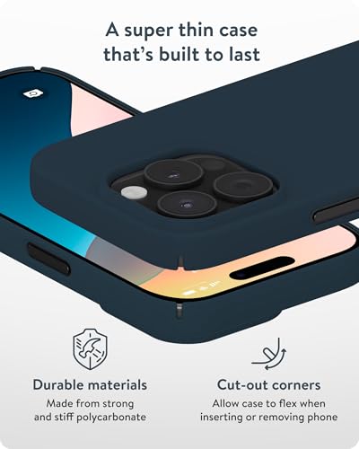 Coque iPhone 16 Pro Max Mous MagSafe Bleu Marine Super Thin 2.0